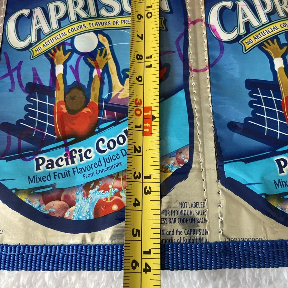 Capri Sun‎ Pacific Cooler Pouch Two Pocket Folder Closure Recycled Reusable